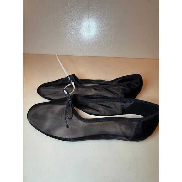 Loeffler Randall Landon Black Mesh Ballet Flats - Size 7 - Picture 8 of 8